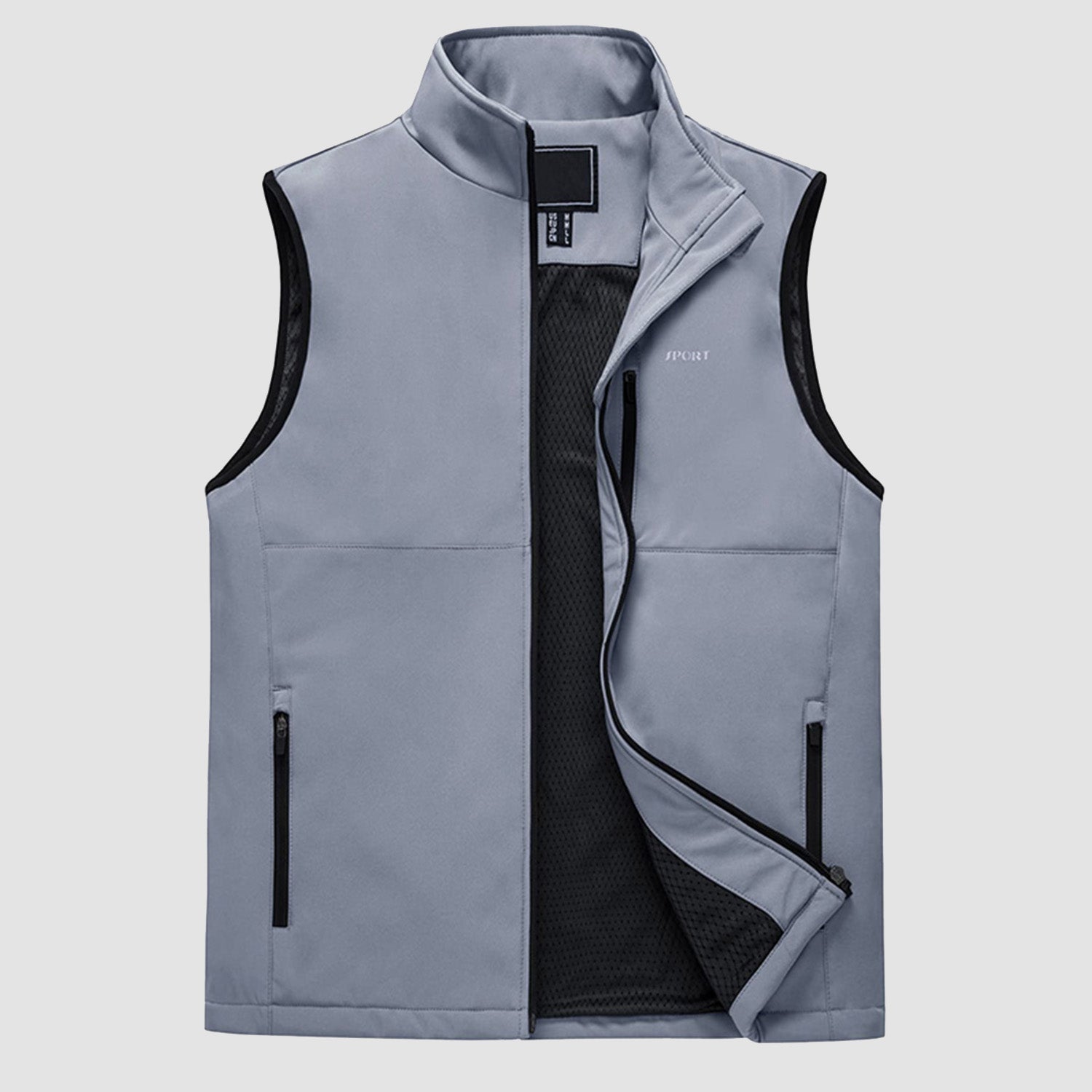 Summer Men's Lightweight Fishing Vest Casual Breathable Sleeveless