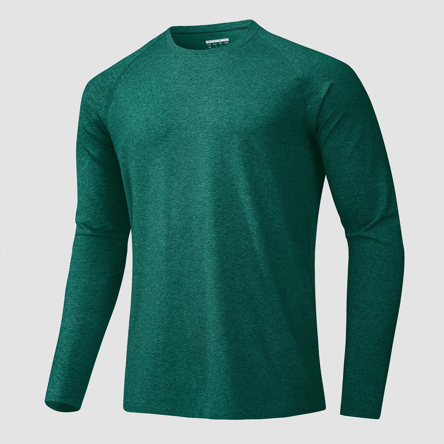 Mens UV Shirts Sun Protection Fishing Tops Outdoor Rash Guard Performance  Workout Shirts SPF Shirts For Men Running Shirts Long Sleeve Light Green