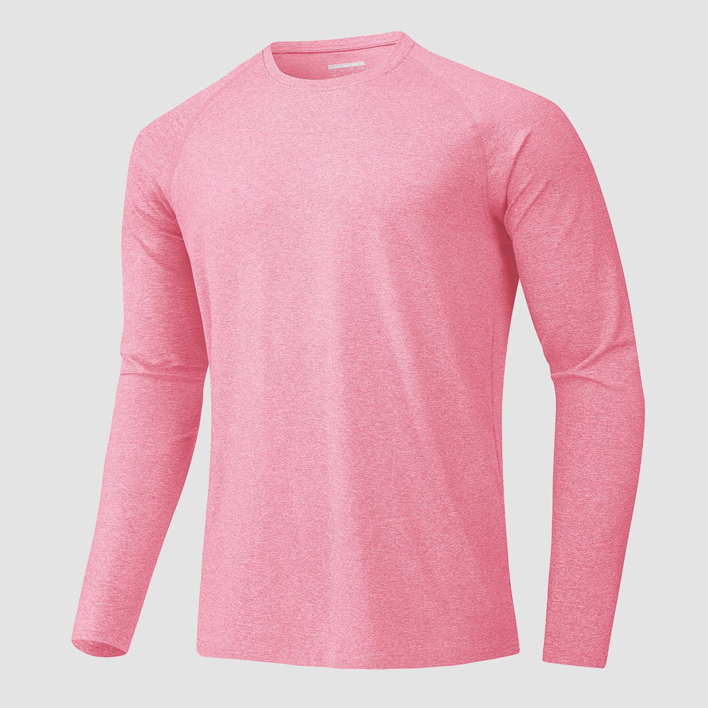 Men's Long Sleeve Shirts UPF 50+ UV Sun Protection Athletic Shirts for Hiking Running Workout Rash Guard