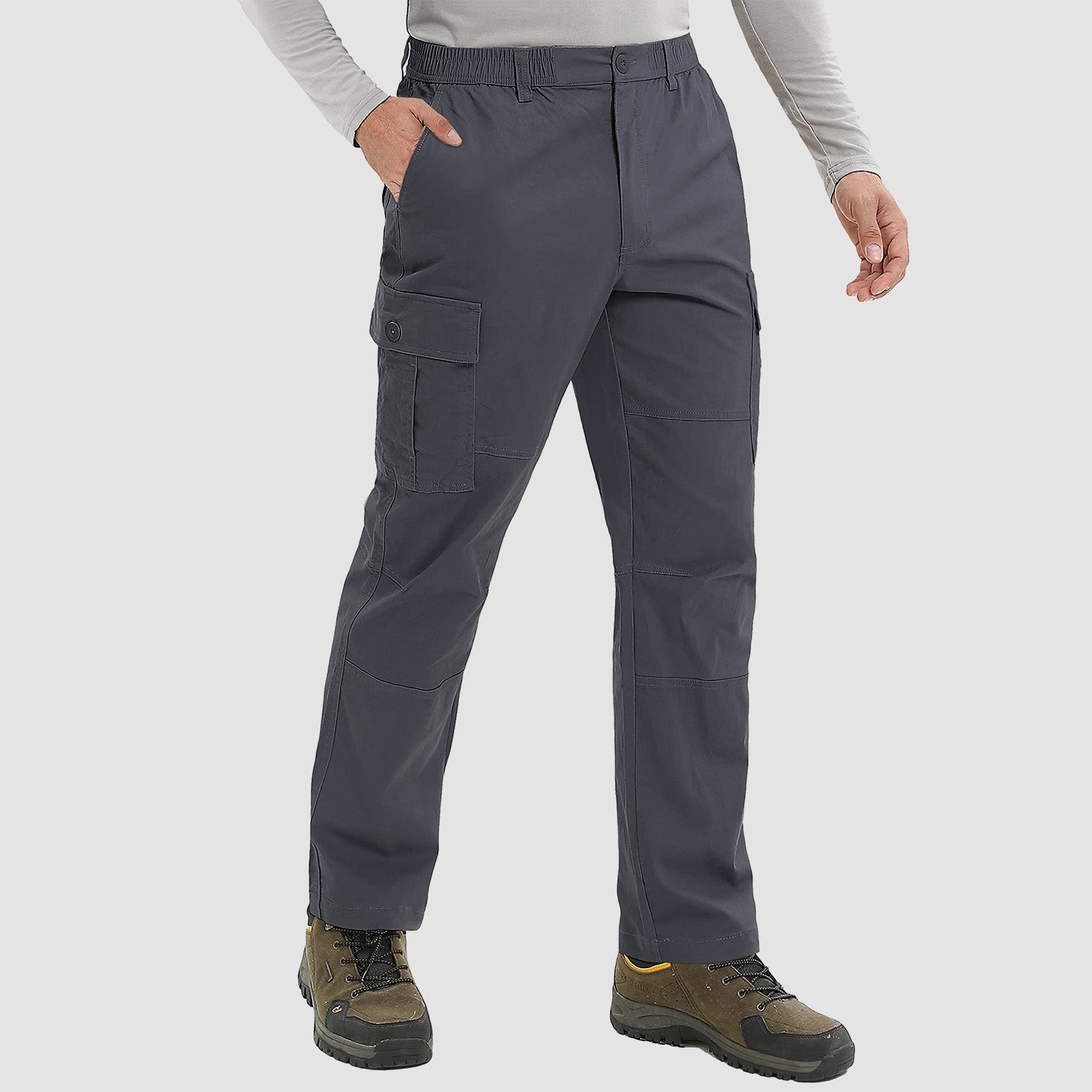 Men's Cargo Pants Straight Fit Work Pants