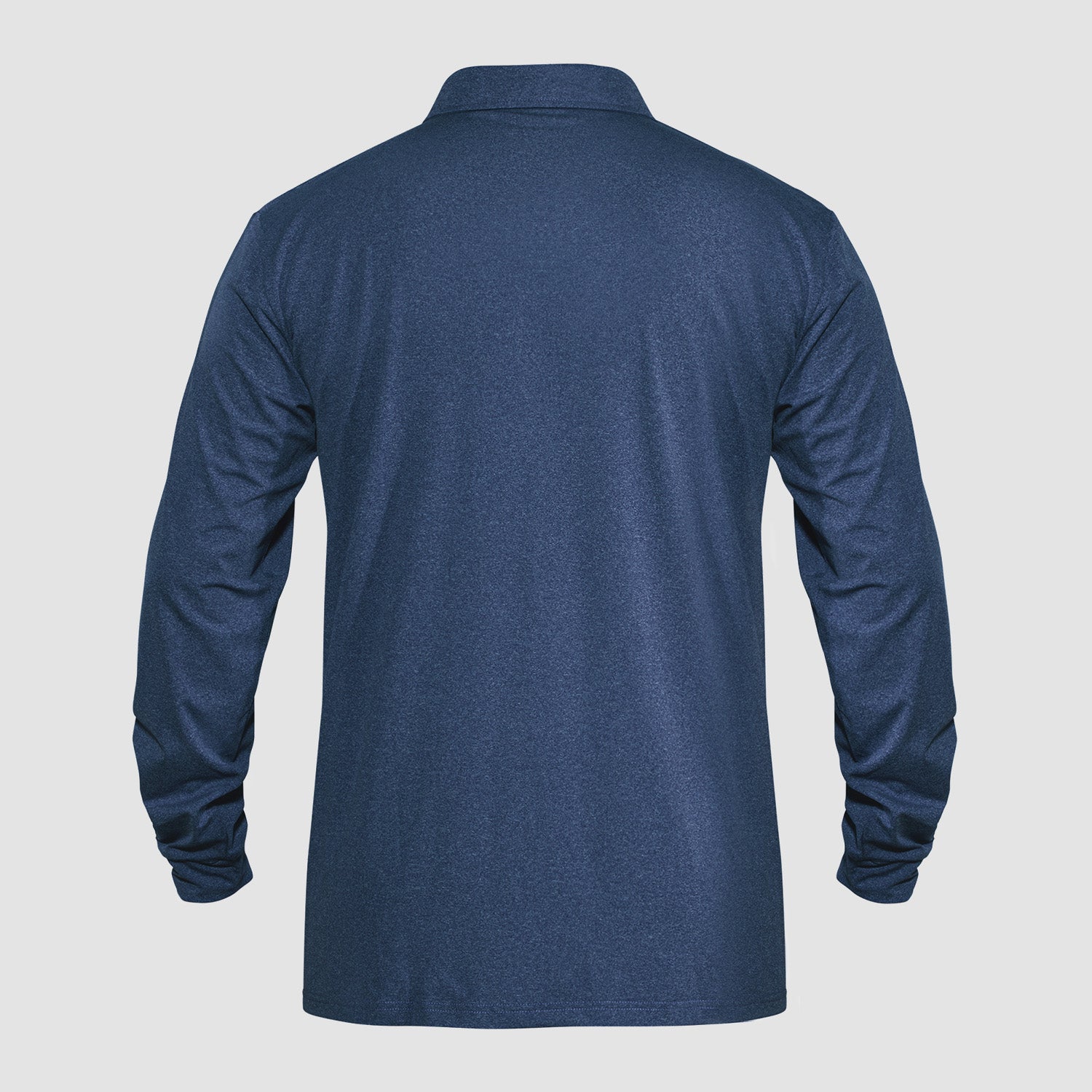 Men's Polo Shirts Long Sleeve Golf Shirts Quick Dry Performance Pique Jersey Sport