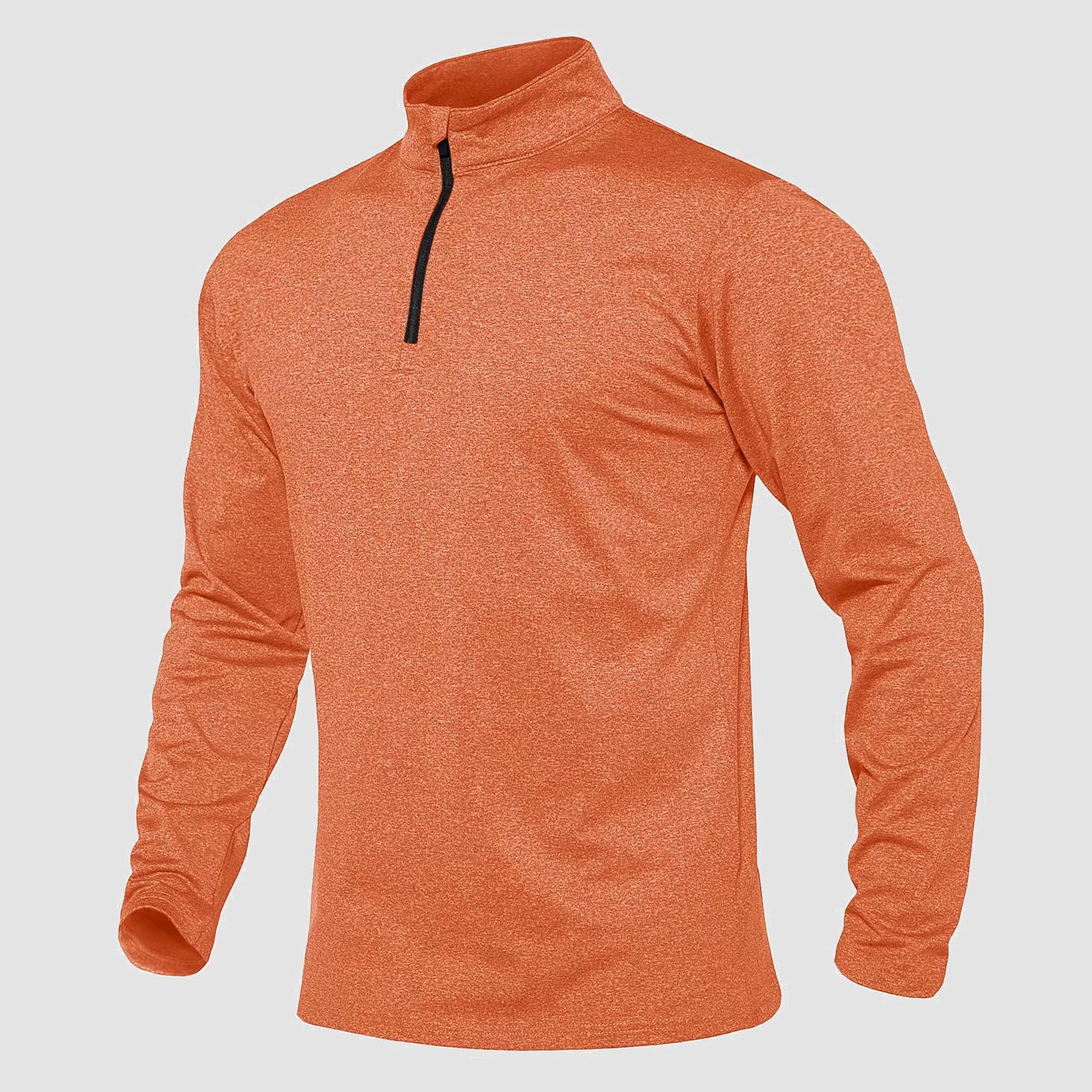Men's Athletic Shirt 1/4 Zip Fleece Long Sleeve Sweatshirts