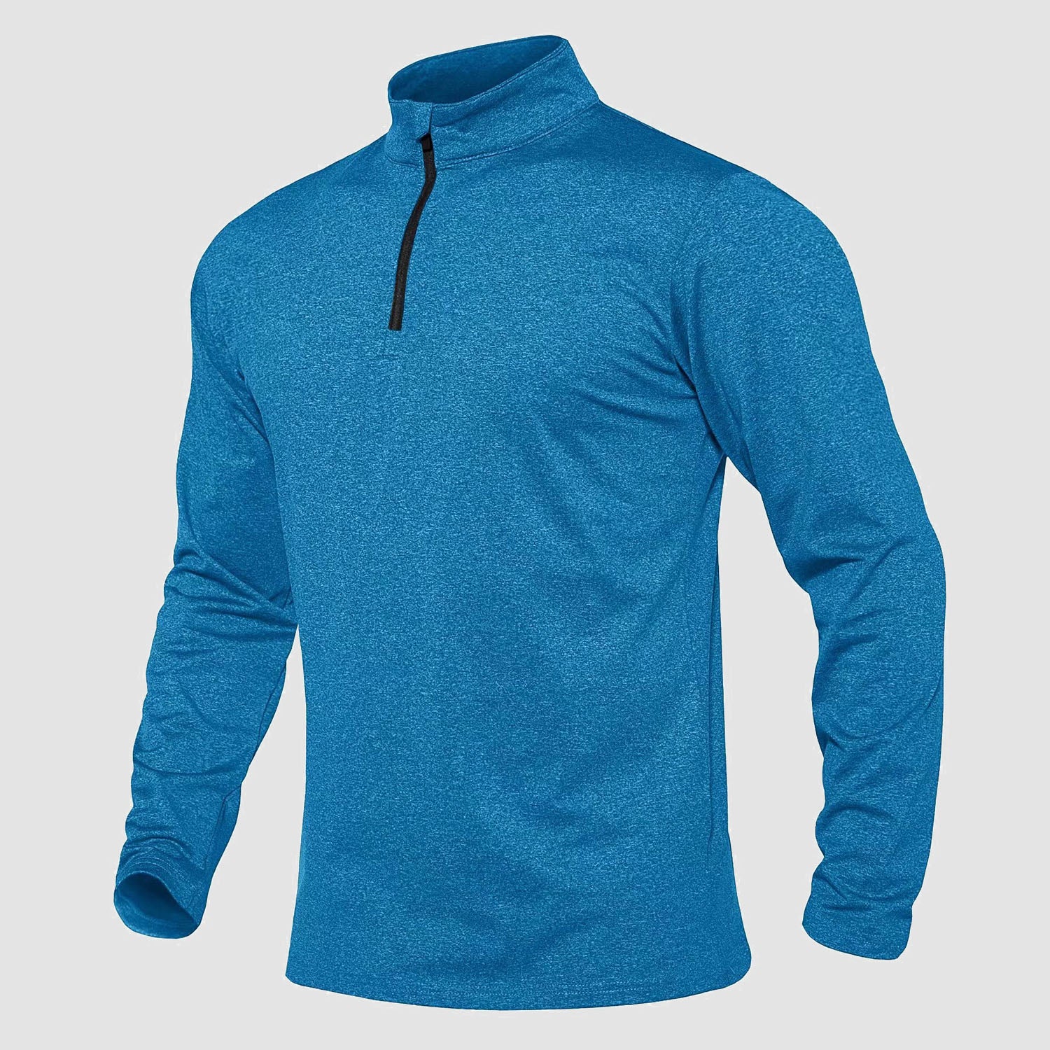 Men's Athletic Shirts 1/4 Zip Fleece Pullover Long Sleeve Sweatshirts