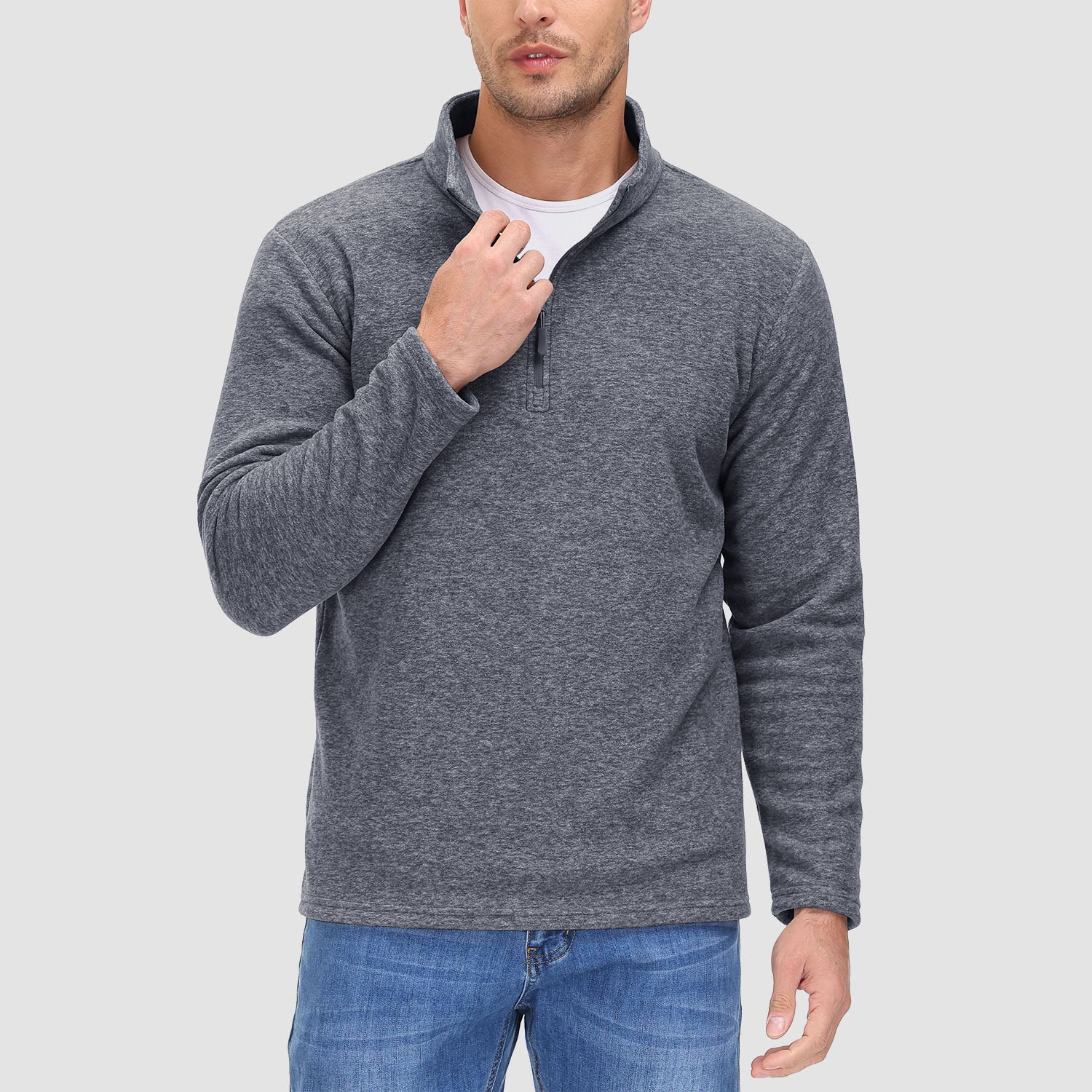 Men's quarter discount zip athletic pullover