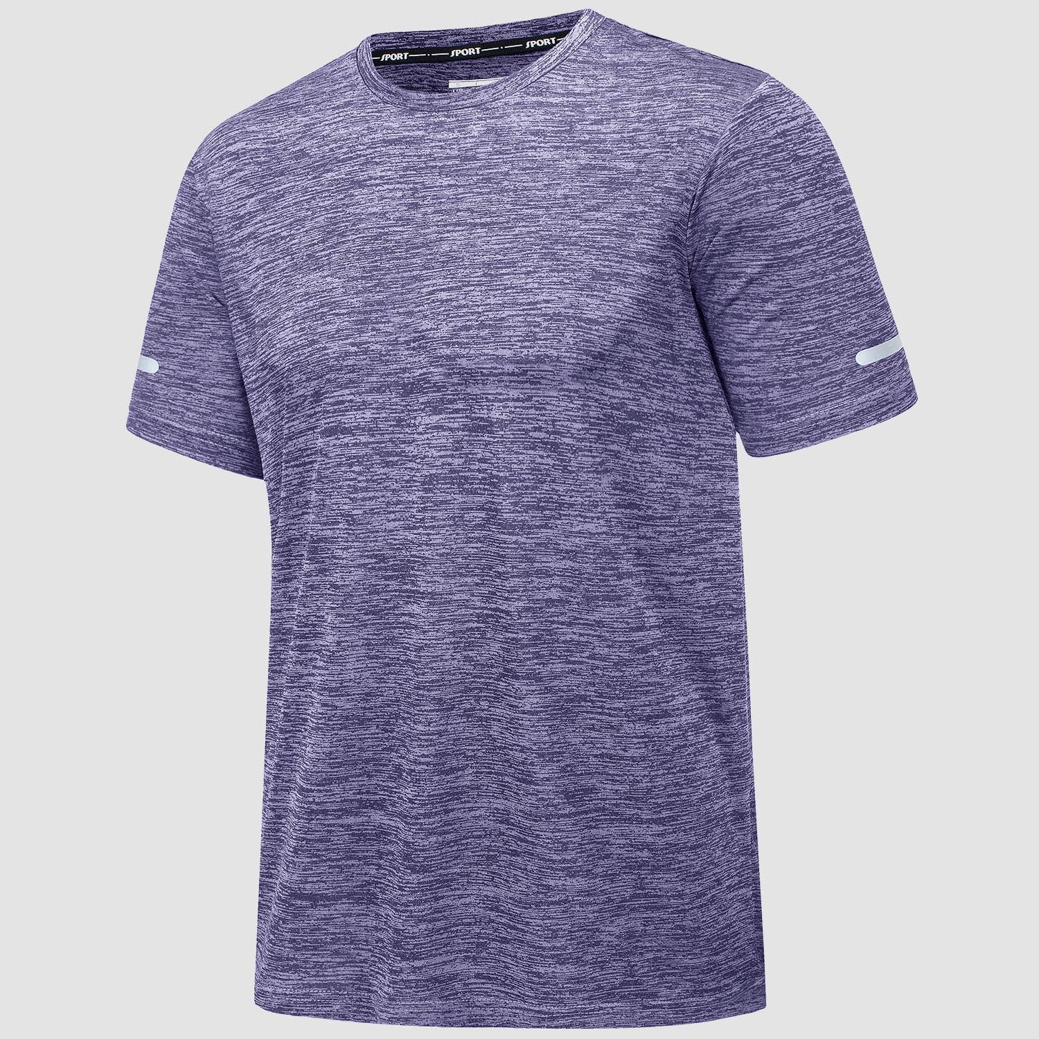 Men's T-Shirt Tagless Quick Dry Athletic Running Shirts Performance Tee