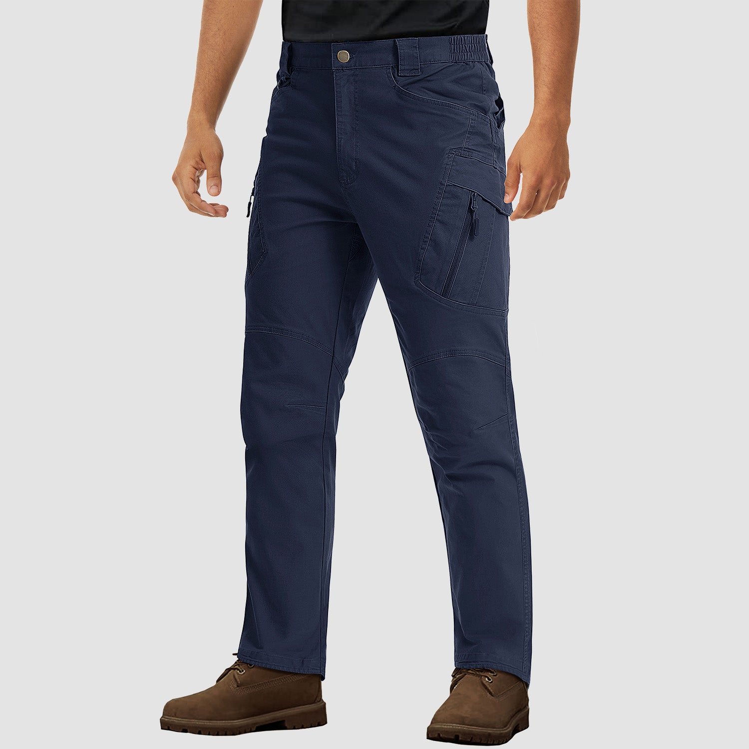 Men's Tactical Pants with 9 Pockets Rip-Stop Lightweight Work Cargo Pants