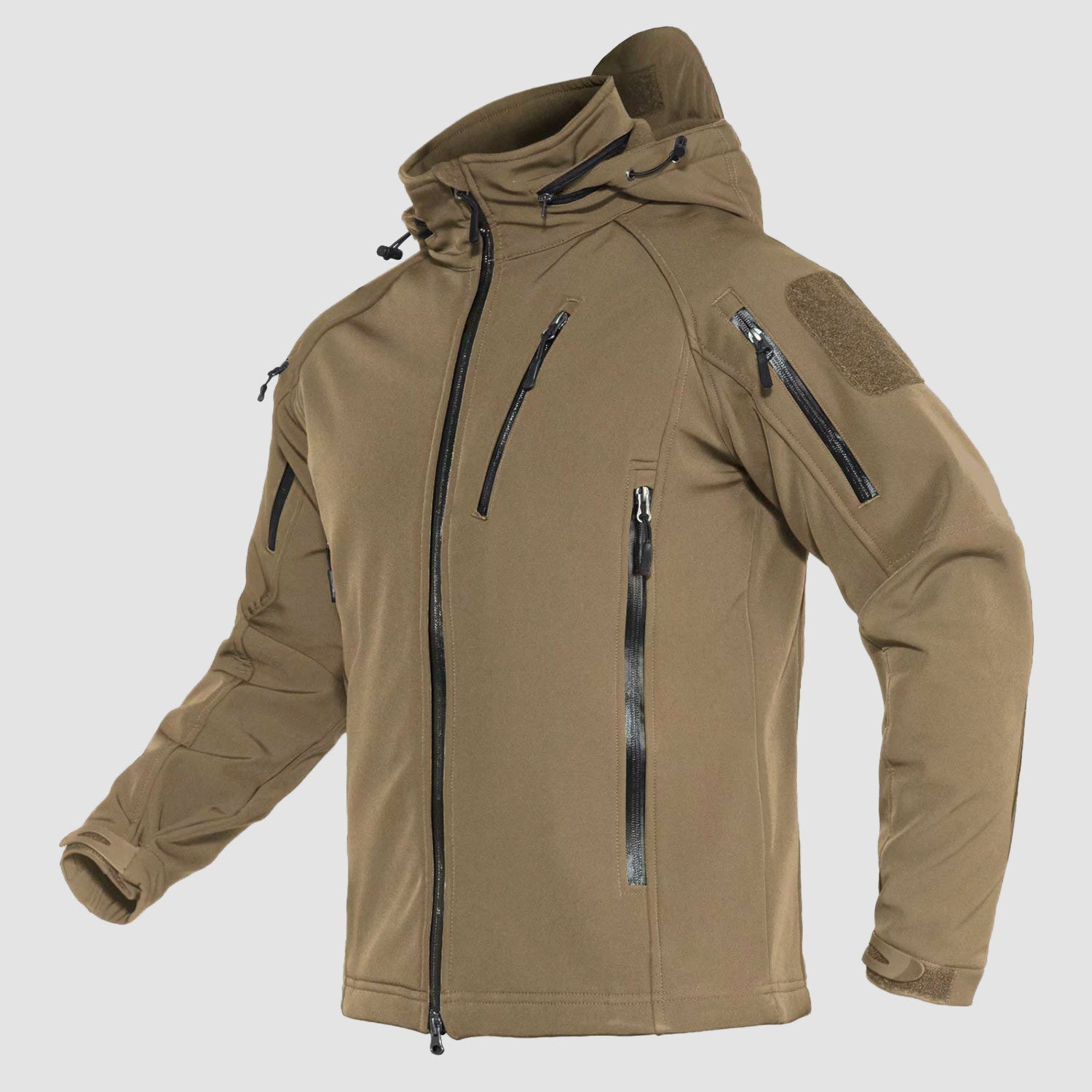 Men's Winter Coats with 8 Pockets Foldable Hooded Water & Wind Resista –  MAGCOMSEN