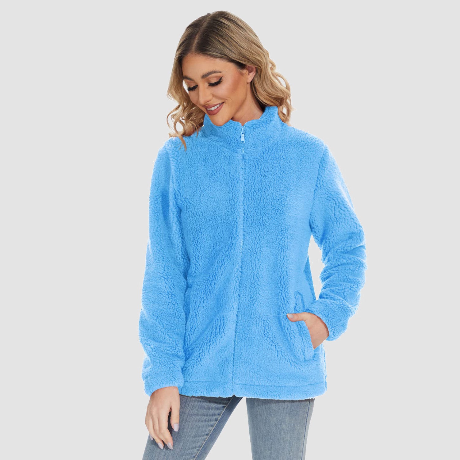 Womens sherpa discount jackets with hood