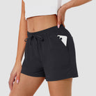 Women's Running Shorts Gym Workout Quick Dry Relaxed Fit Casual Shorts with 2 Pockets