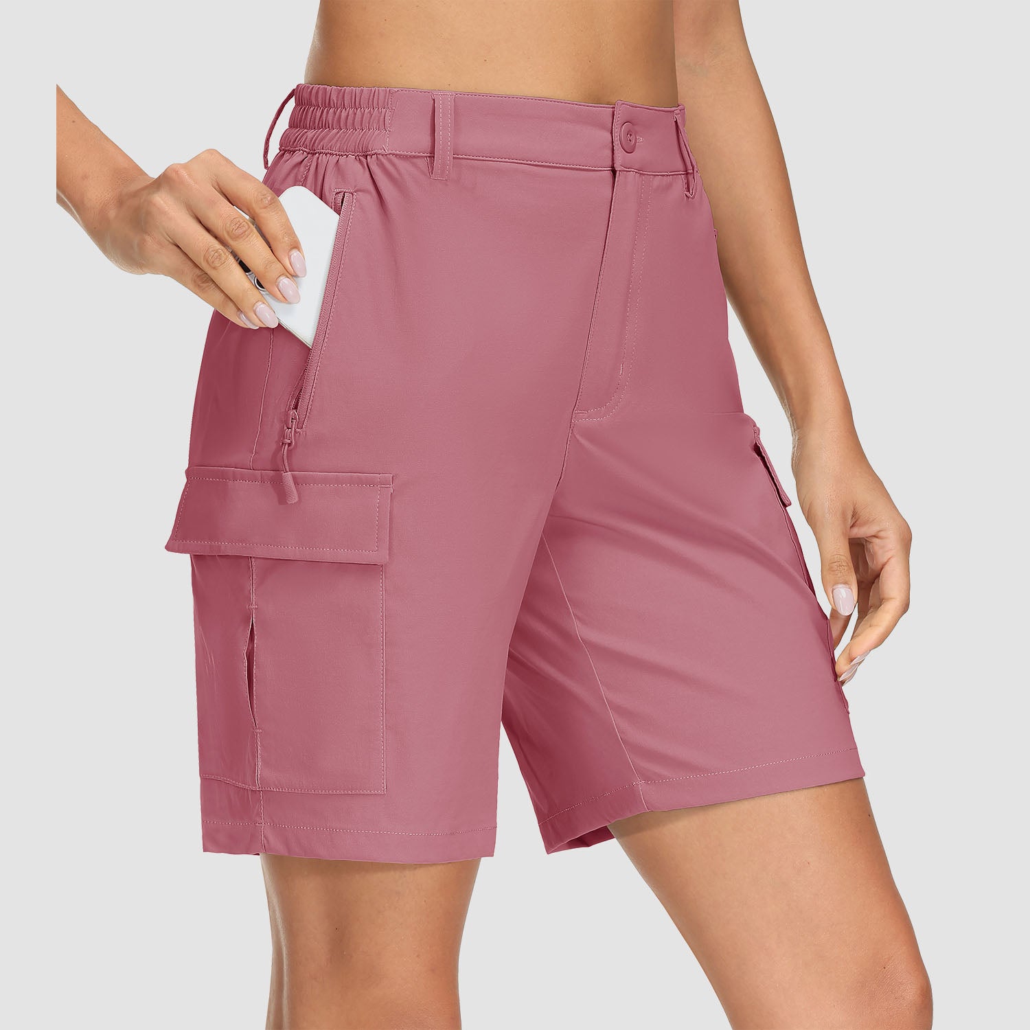 Women's Hiking Shorts Cargo Shorts Quick Dry with 5 Pockets Water-Resistant Ripstop