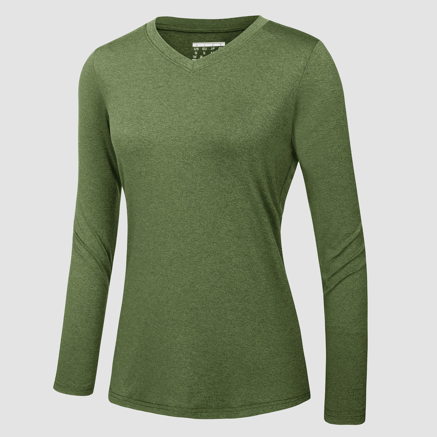 Women's Long Sleeve Shirt V Neck SPF Shirts UPF 50+ Quick Dry Workout –  MAGCOMSEN