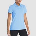 Women's Polo Shirts 4 Buttons Casual T-Shirts Quick Dry Short Sleeve Golf Shirt