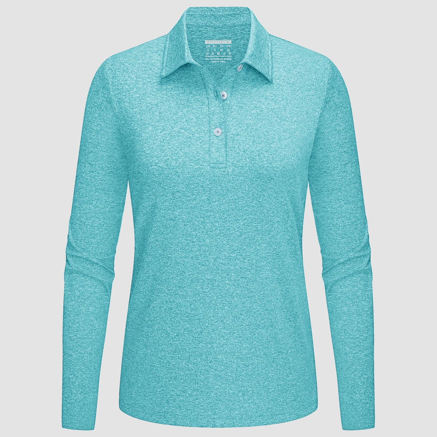 Women's Polo Shirts Long Sleeve UPF 50+ Sun Protection Golf Shirts Qui –  MAGCOMSEN