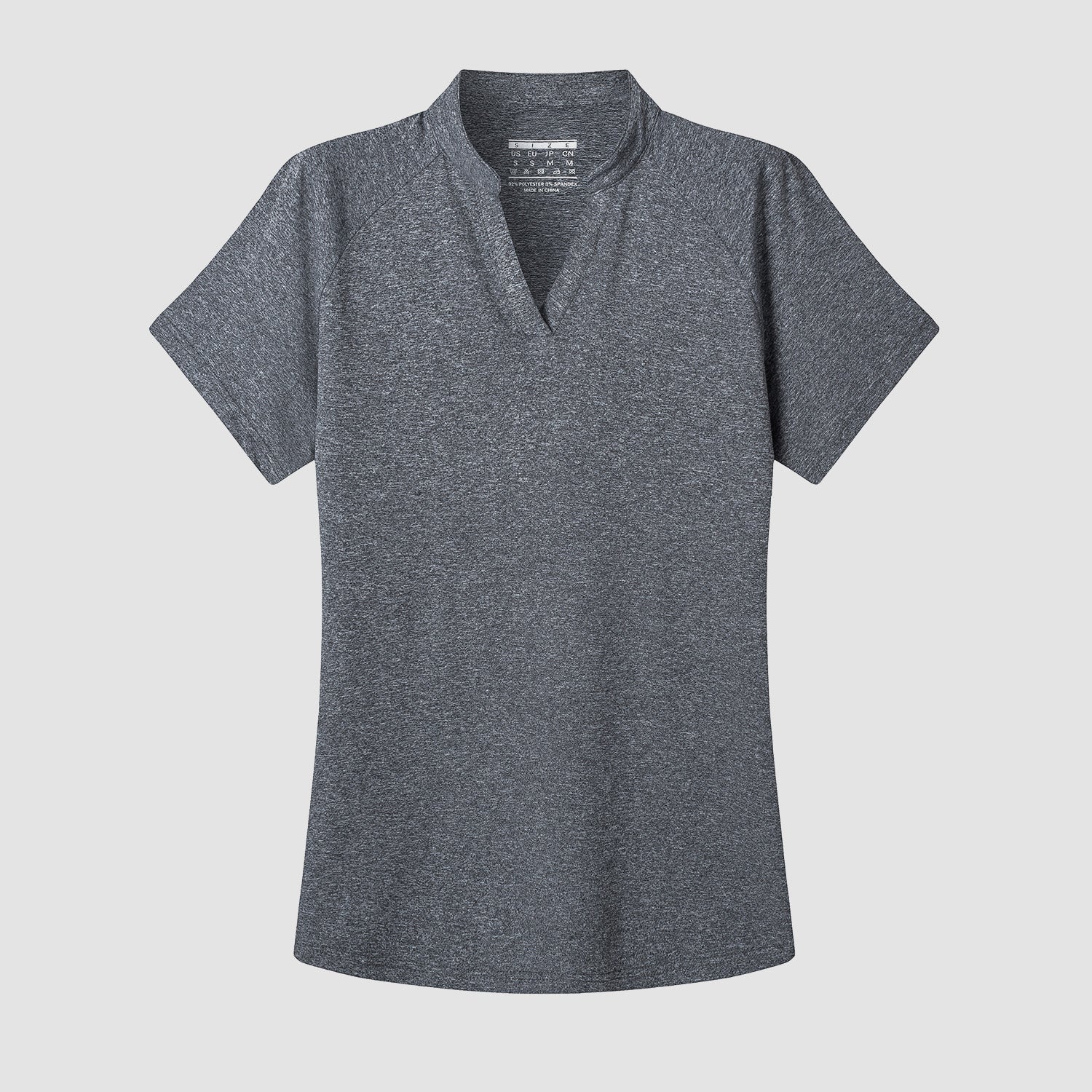 Women's T-Shirt V-Neck Short Sleeve Quick Dry Athletic Tee Shirt