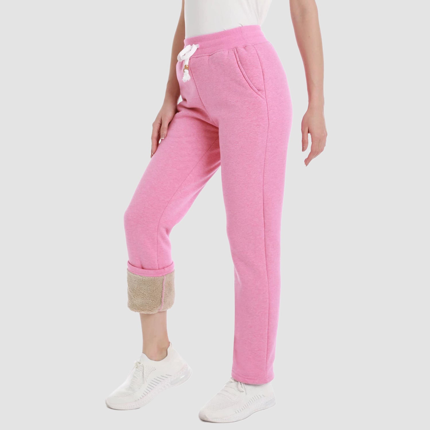 Women's Warm Winter Pants Sherpa Lined Athletic Sweatpants Jogger Pant –  MAGCOMSEN