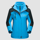 Women's Winter Coats 3-IN-1 Snow Ski Jacket Water Resistant Windproof Fleece Winter Jacket Parka