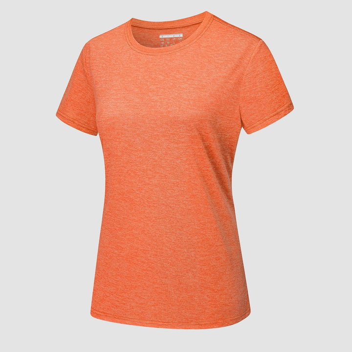 Women's Short Sleeve T-Shirt Quick Dry Running Workout Tee - MAGCOMSEN