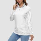 Women UPF 50+ Sun Protection Half Zip Quick Dry Shirt