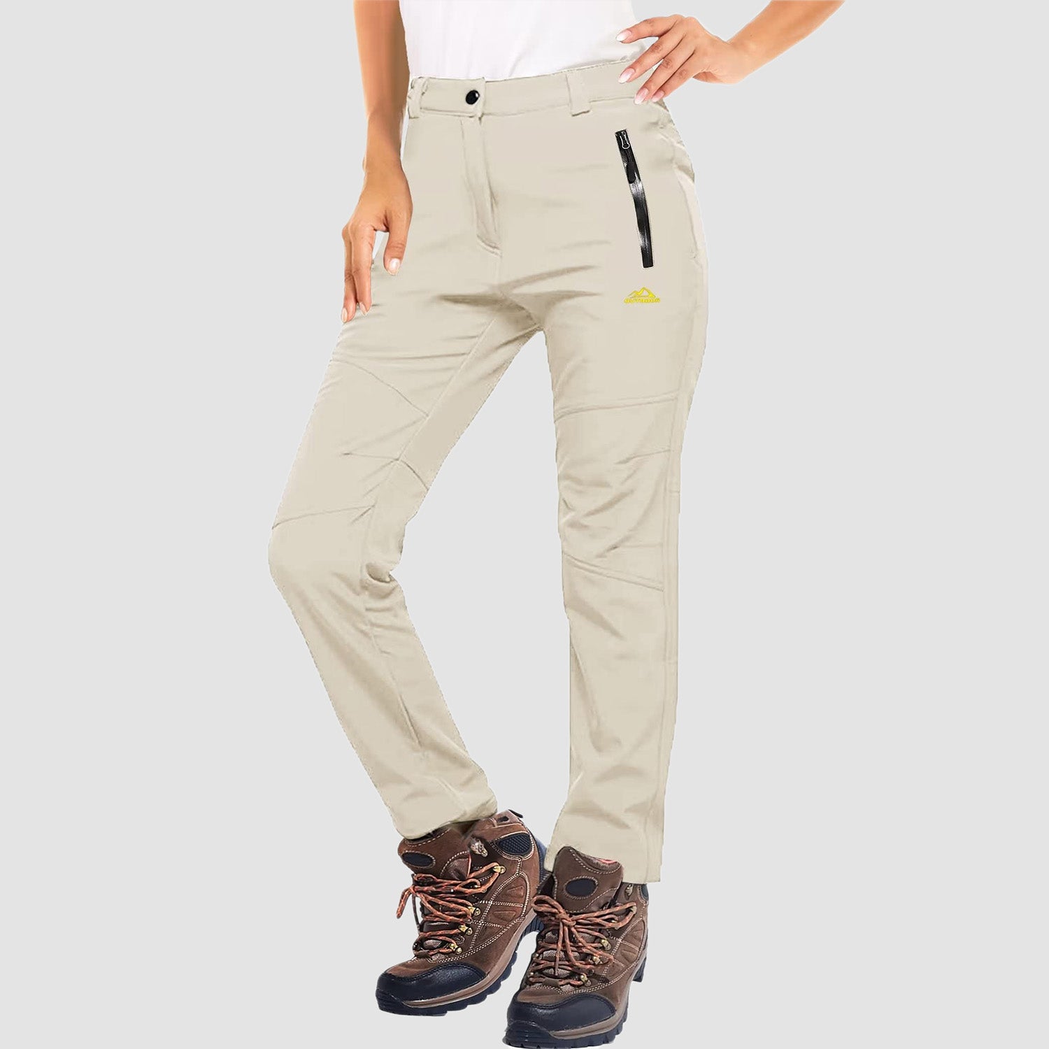 Mier Women's Quick Dry Cargo Pants Tactical Hiking Pants, Maroon / 12