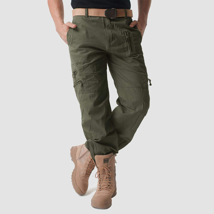 Men's Tactical Pants with 9 Pockets Ripstop Cargo Pants Lightweight Hiking - MAGCOMSEN