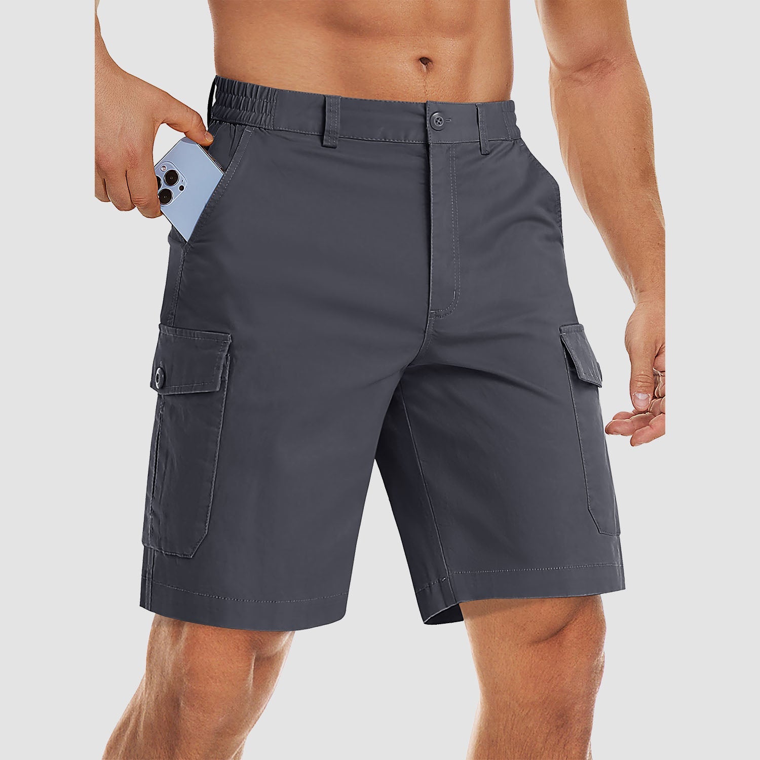 Men's Cargo Shorts Casual Work Shorts - MAGCOMSEN