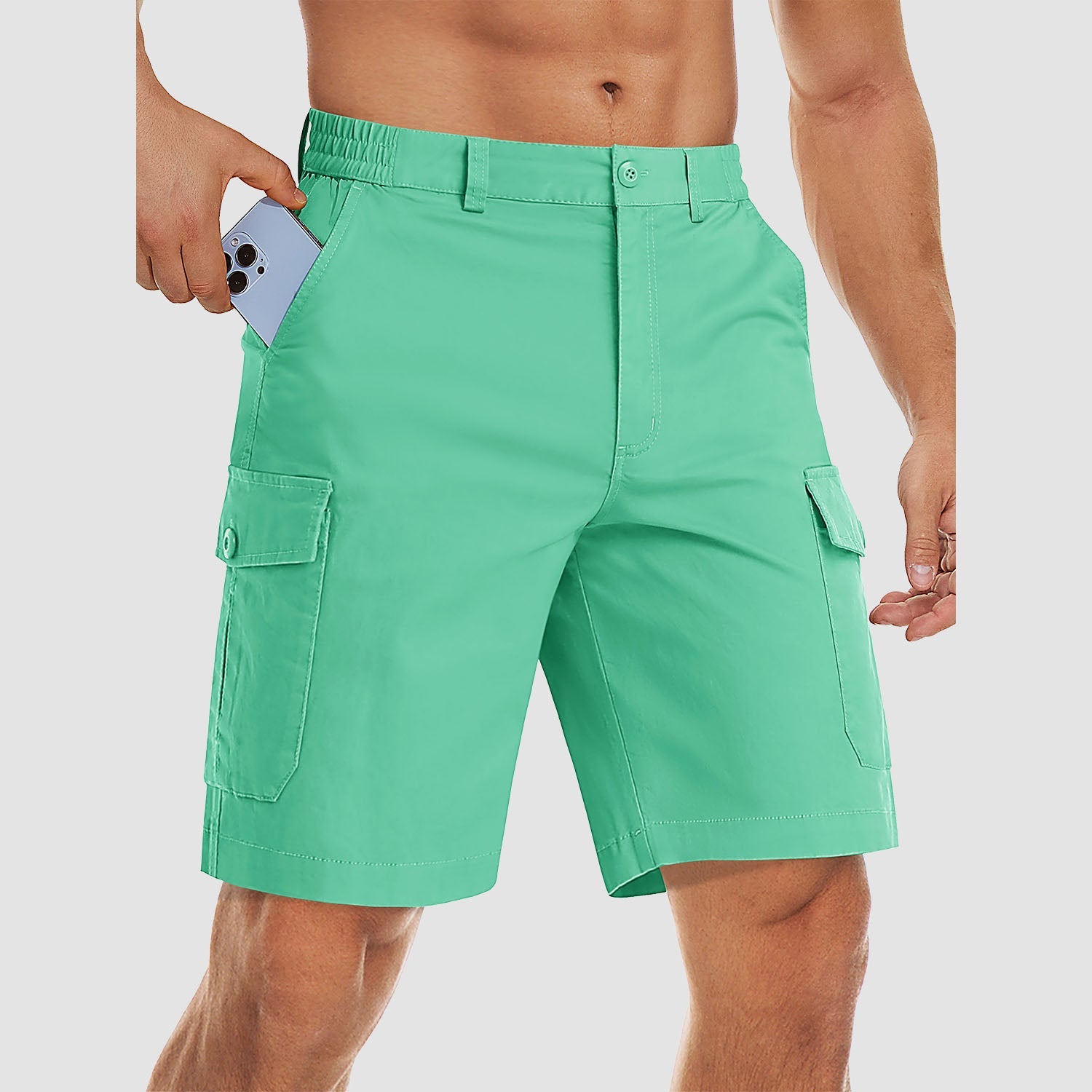 Men's Cargo Shorts Casual Work Shorts - MAGCOMSEN