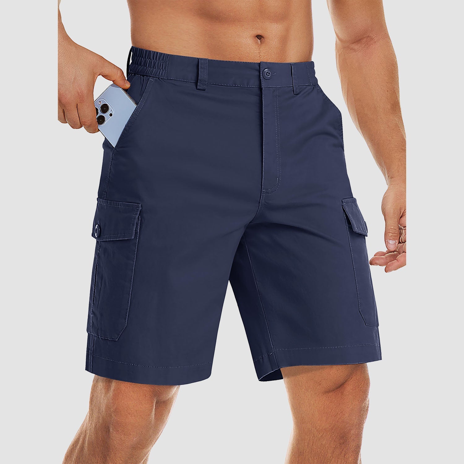 Men's Cargo Shorts Casual Work Shorts - MAGCOMSEN