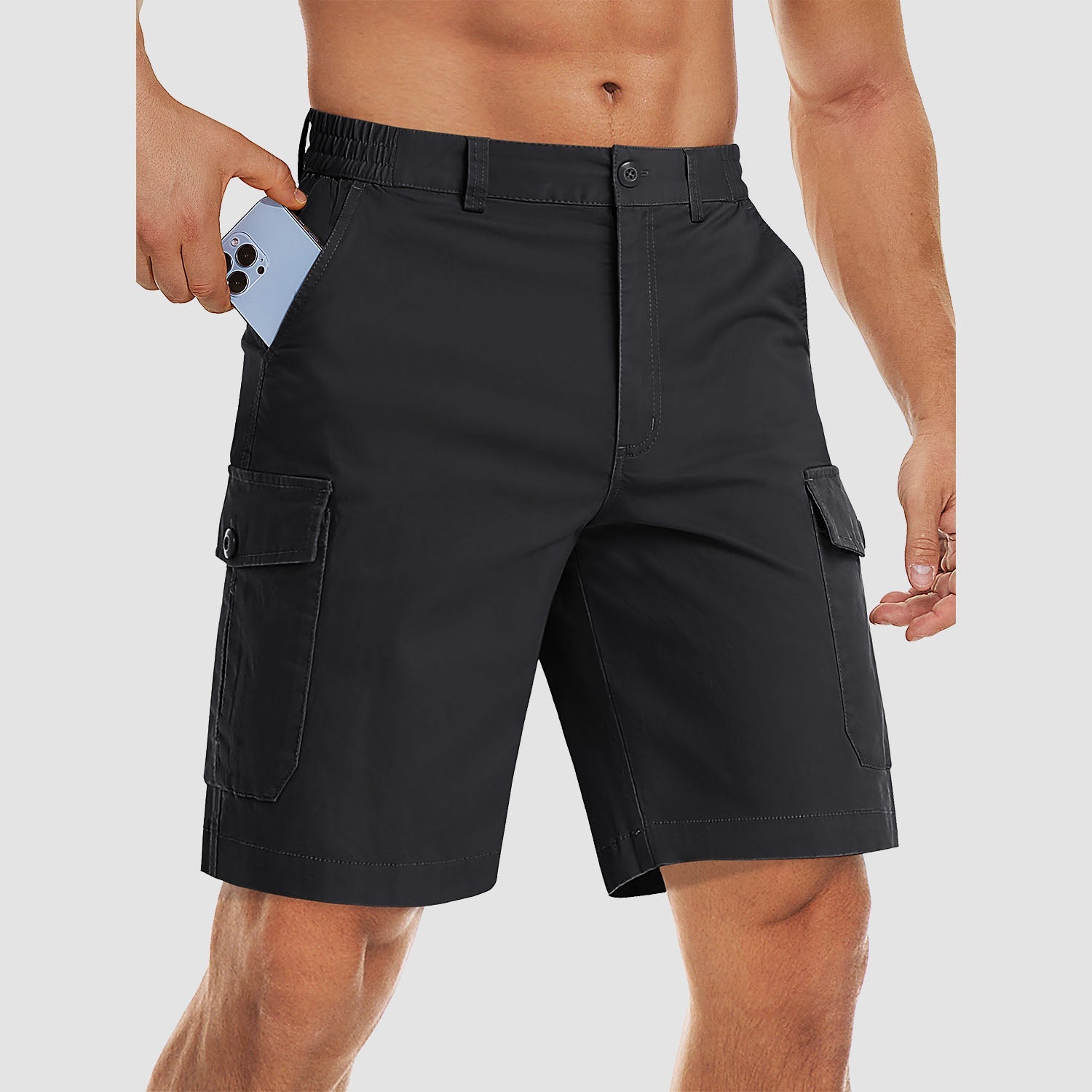 Men's Cargo Shorts Casual Work Shorts - MAGCOMSEN