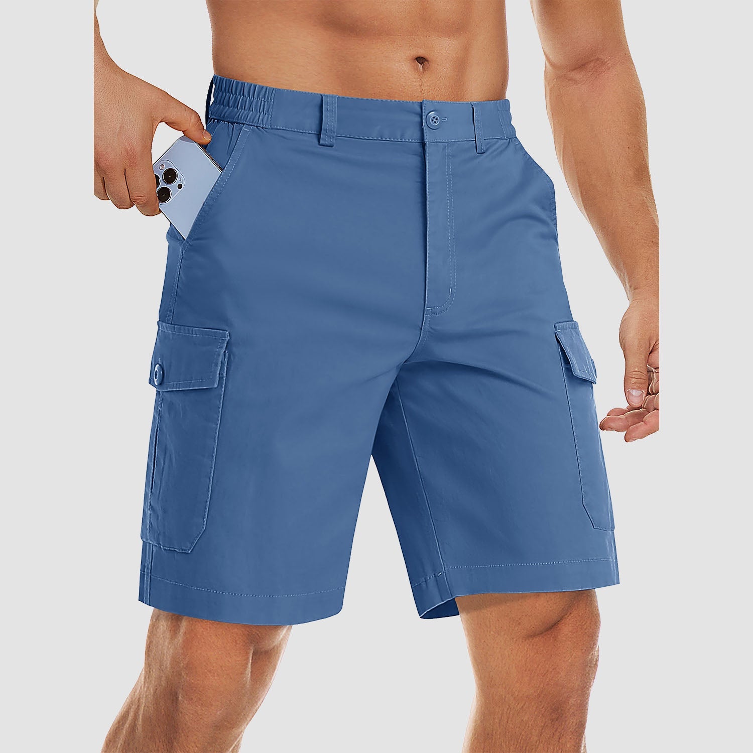 Men's Cargo Shorts Casual Work Shorts - MAGCOMSEN