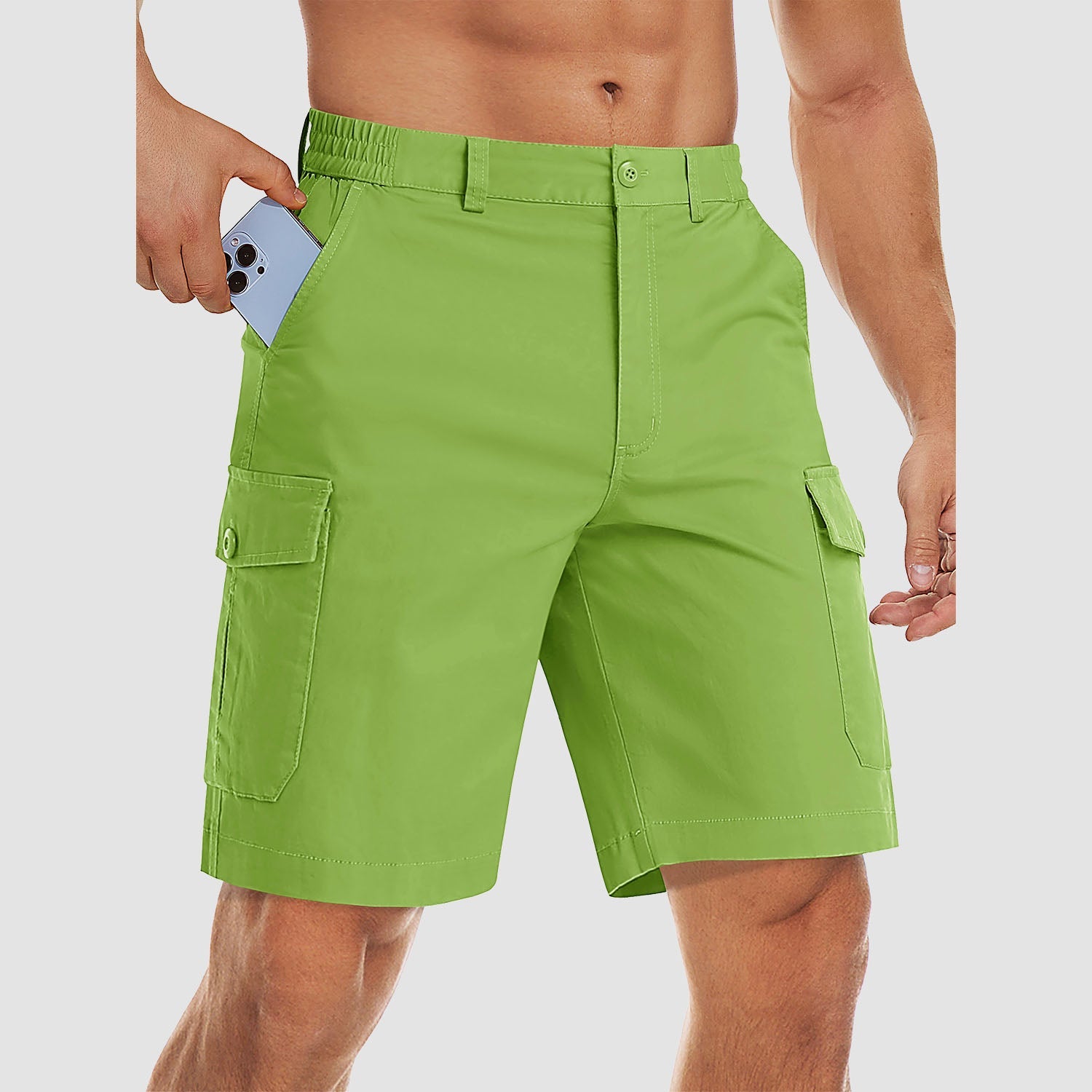 Men's Cargo Shorts Casual Work Shorts - MAGCOMSEN