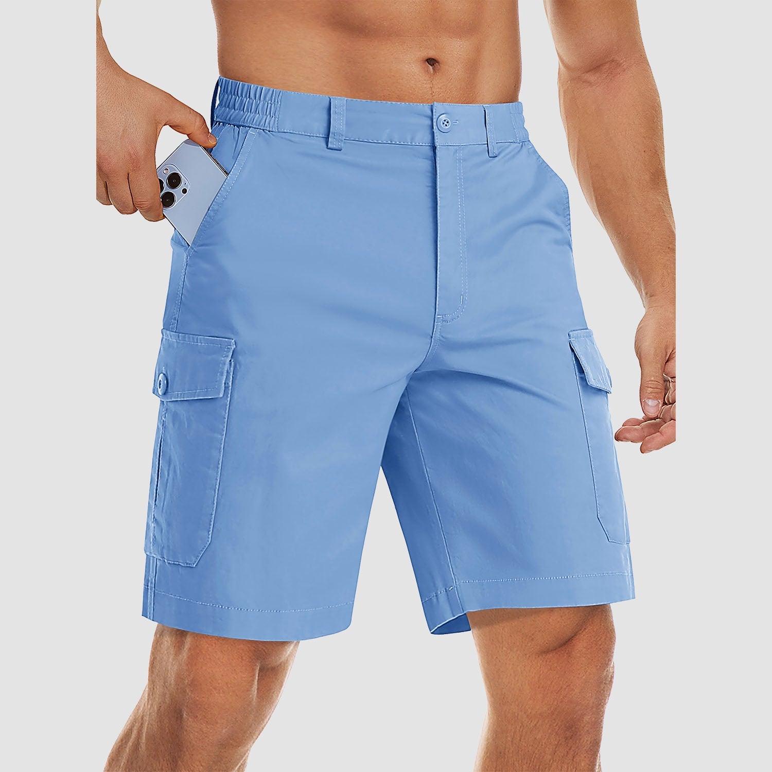 Men's Cargo Shorts Casual Work Shorts - MAGCOMSEN