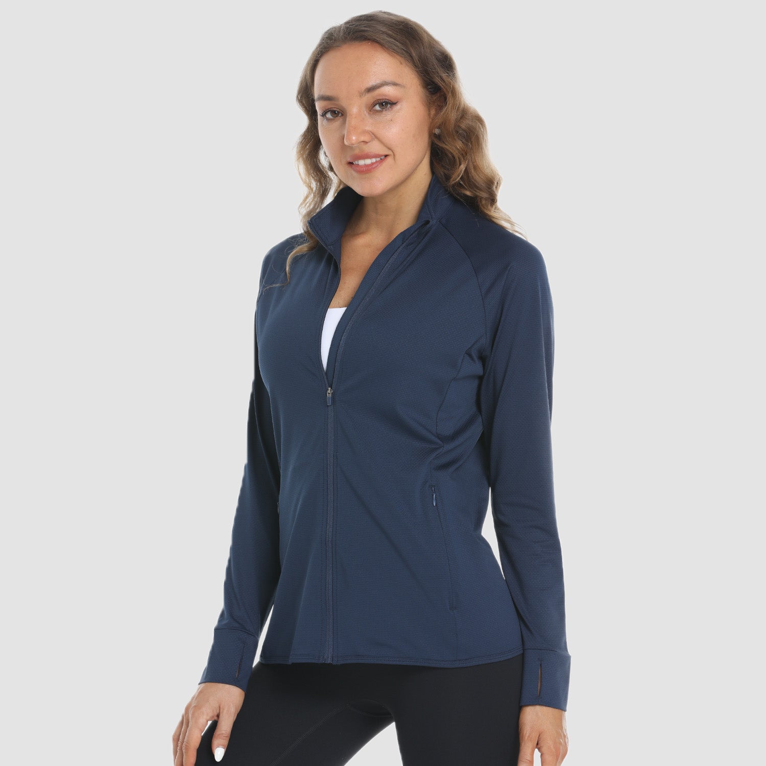 Women's Sun Protection Tennis Jacket Lightweight UPF50+ Long Sleeve Shirts - MAGCOMSEN